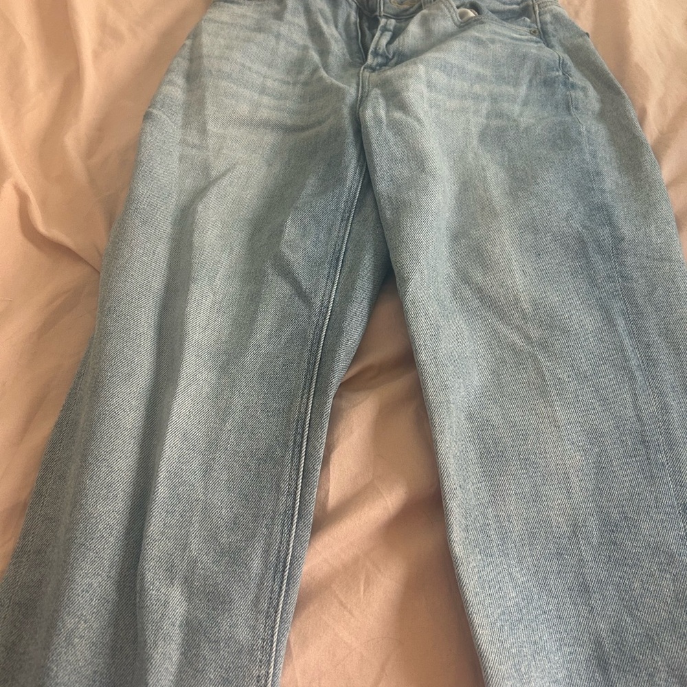 American Eagle Outfitters Light Blue Straight Leg Jeans